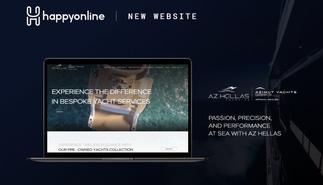 Η HappyOnline δημιούργησε το νέο website της AZ Yachting Hellas